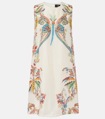 Vestido corto de seda estampado | Etro