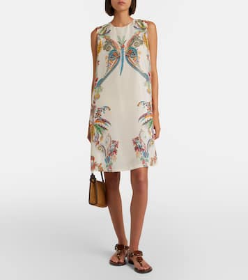 Vestido corto de seda estampado | Etro