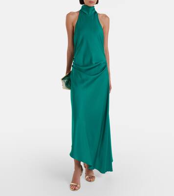 Slingback-Sandalen Jenn aus Metallic-Leder | Jimmy Choo