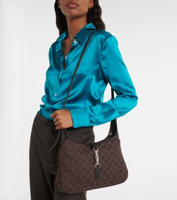 Gucci Jackie 1961 Medium canvas shoulder bag | Gucci