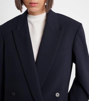 Paden double-breasted virgin wool blazer  | The Row