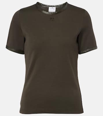 T-Shirt aus einem Baumwollgemisch | Courrèges