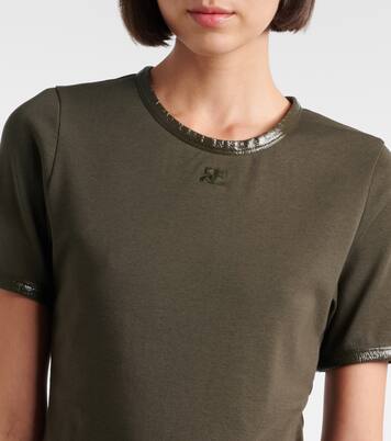 T-Shirt aus einem Baumwollgemisch | Courrèges