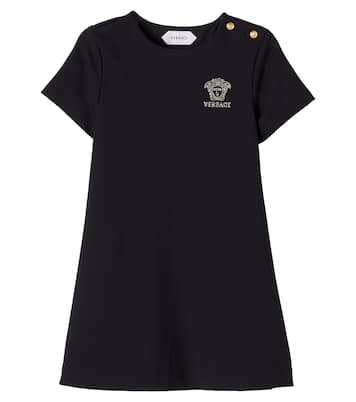La Medusa embroidered dress | Versace Kids
