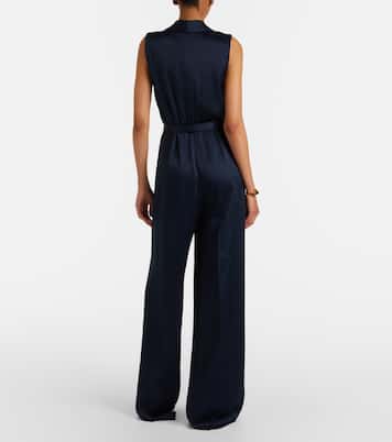 Elegante belted satin jumpsuit | Max Mara