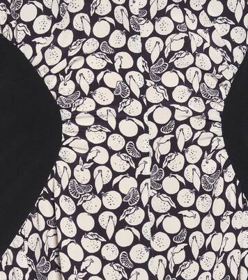 Robe Reina imprimée en soie | Stella McCartney