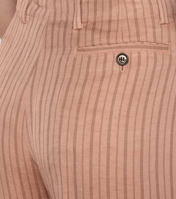 Pantalon à taille haute en lin mélangé | Acne Studios