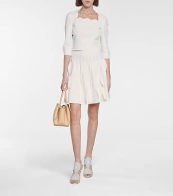 Cropped-Top aus Strick | Alaïa