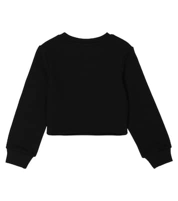 Sweat-shirt en coton à logo | Balmain Kids