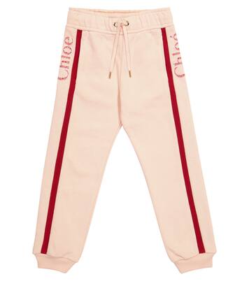 Cotton jersey sweatpants | Chloé Kids