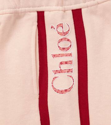 Cotton jersey sweatpants | Chloé Kids
