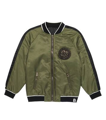 Logo bomber jacket | Balmain Kids