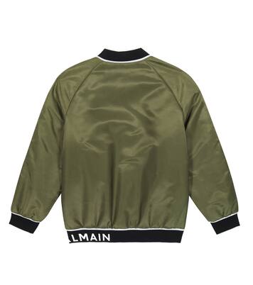Logo bomber jacket | Balmain Kids