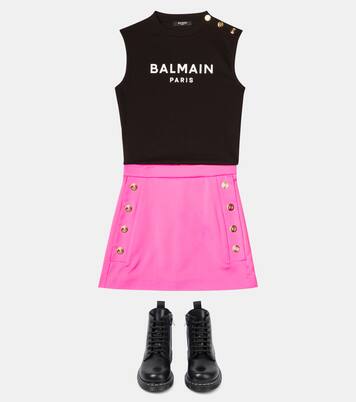 Jupe en laine vierge | Balmain Kids