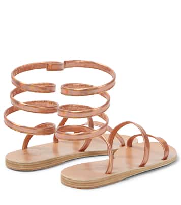 Sandalen Ofis aus Metallic-Leder | Ancient Greek Sandals