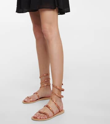 Sandalen Ofis aus Metallic-Leder | Ancient Greek Sandals