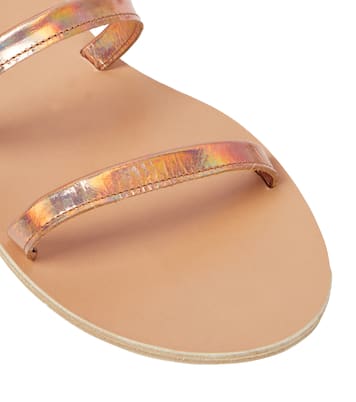 Sandalen Ofis aus Metallic-Leder | Ancient Greek Sandals