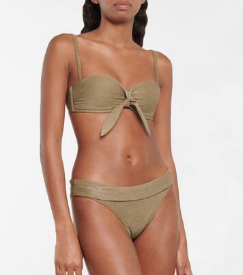 Culotte de bikini Ecuador métallisé | Heidi Klein