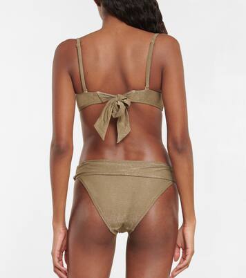 Culotte de bikini Ecuador métallisé | Heidi Klein