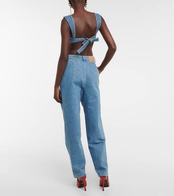 Bralette aus Denim | Magda Butrym