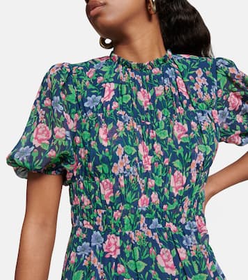 Robe midi Blossom à fleurs | Diane von Furstenberg