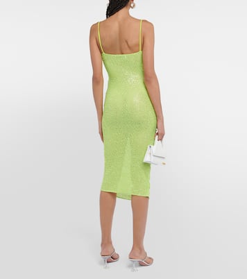 Robe midi à ornements | Self-Portrait