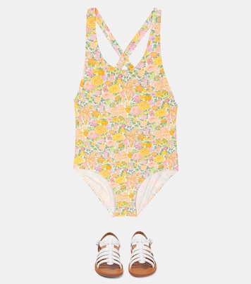 Ruffled floral swimsuit | Tartine et Chocolat