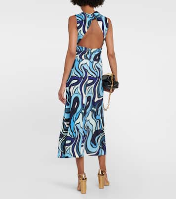 Robe midi Mira imprimée | Rebecca Vallance