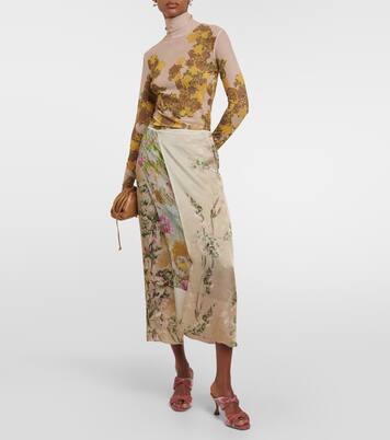 Sandalen Twist 95 aus Samt | Aquazzura