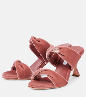 Sandalen Twist 95 aus Samt | Aquazzura