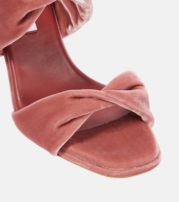 Sandalen Twist 95 aus Samt | Aquazzura