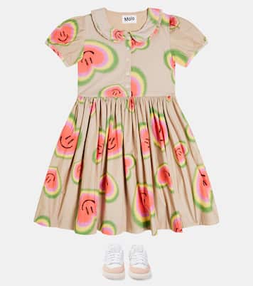 Cady printed poplin dress | Molo