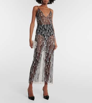 Verziertes Maxikleid | Rodarte