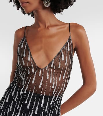 Verziertes Maxikleid | Rodarte