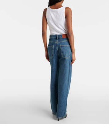 High-Rise Straight Jeans | Wardrobe.NYC