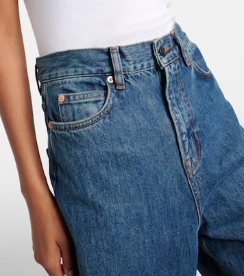 High-Rise Straight Jeans | Wardrobe.NYC