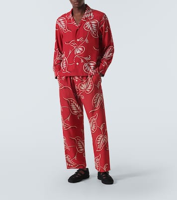 Creeping Begonia printed shirt | Bode