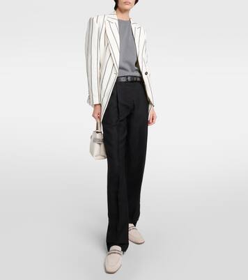 Gerade Hose aus Twill | Brunello Cucinelli