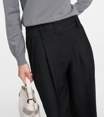 Gerade Hose aus Twill | Brunello Cucinelli