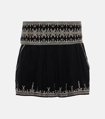 Minifalda Picadilia de algodón bordada | Marant Etoile