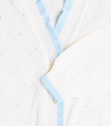 Embroidered cotton cardigan  | Paade Mode