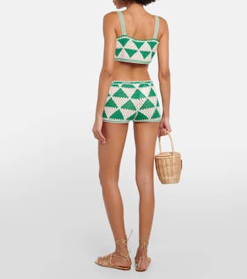 Cropped-Top Maija aus Häkelstrick | Anna Kosturova