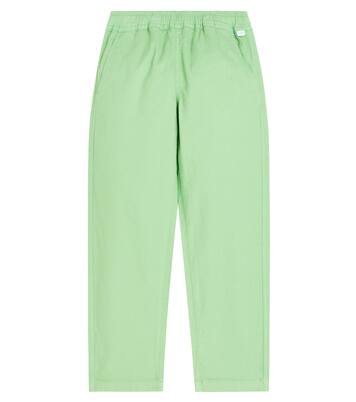 Cotton and linen-blend straight pants | Il Gufo