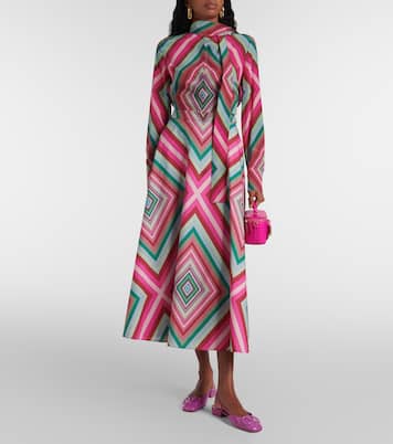 Schluppenbluse Rhombus 75 aus Crêpe de Chine aus Seide | Valentino