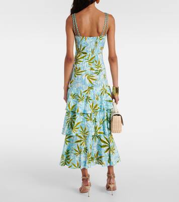 Robe longue Cate imprimée en coton | Diane von Furstenberg