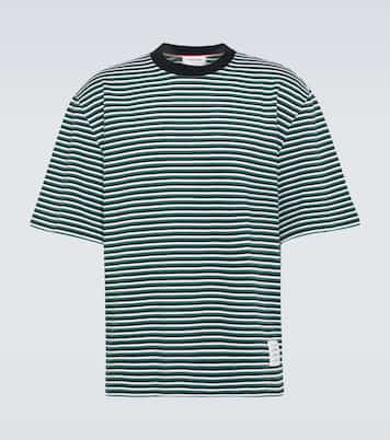Striped oversized cotton T-shirt | Thom Browne