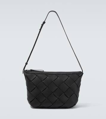 Diago Intreccio leather shoulder bag | Bottega Veneta