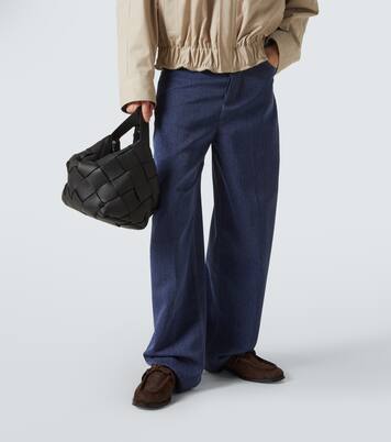 Diago Intreccio leather shoulder bag | Bottega Veneta