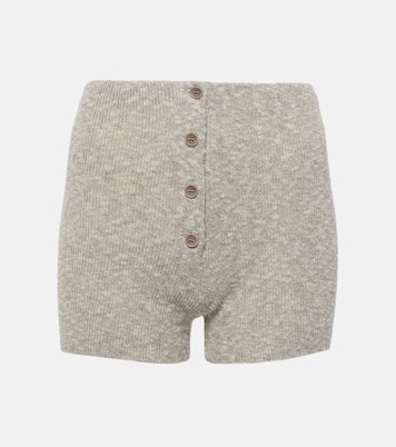 Knitted linen and cotton shorts | Magda Butrym