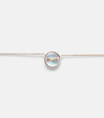 Pom Pom Dot 18kt rose gold pendant necklace with gemstones | Pomellato